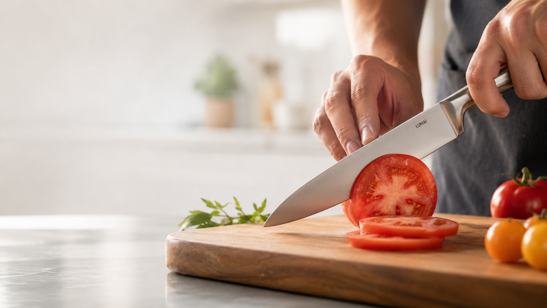 Por que faca afiada é mais segura? A ciência por trás do corte perfeito