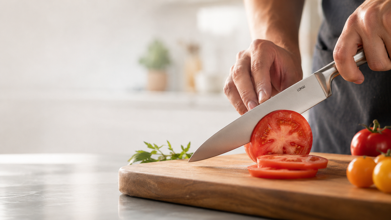 Por que faca afiada é mais segura? A ciência por trás do corte perfeito