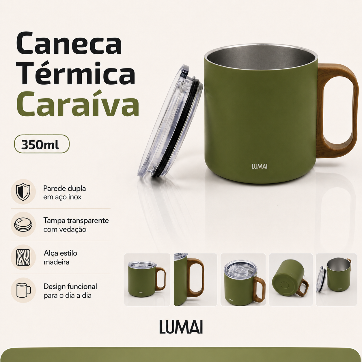 caneca para bebidas quentes