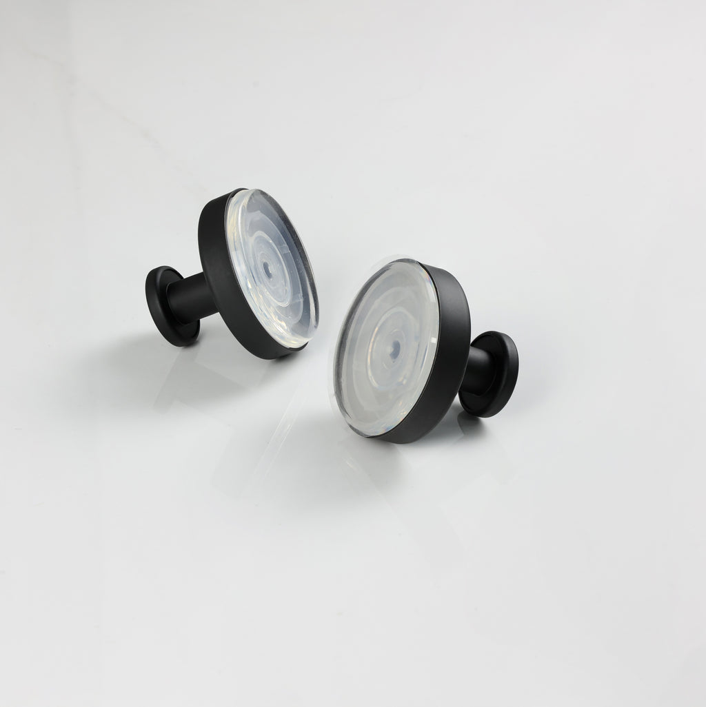 Kit 2 Ganchos de Ventosa Aço Inox Brooklin Preto