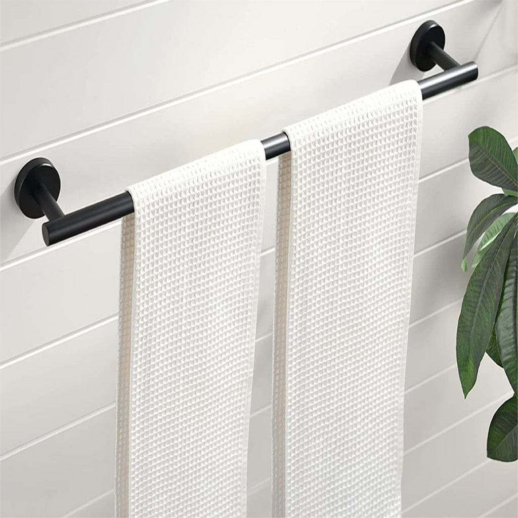 Kit 5 Acessórios para Banheiro Aço Inox Fosco Algarve Preto