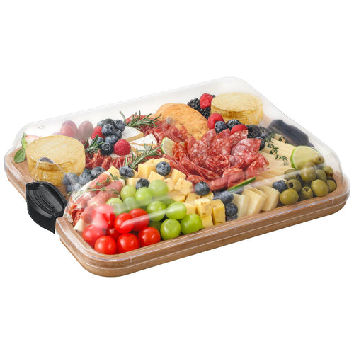 Bandeja de Bambu com Tampa Paris