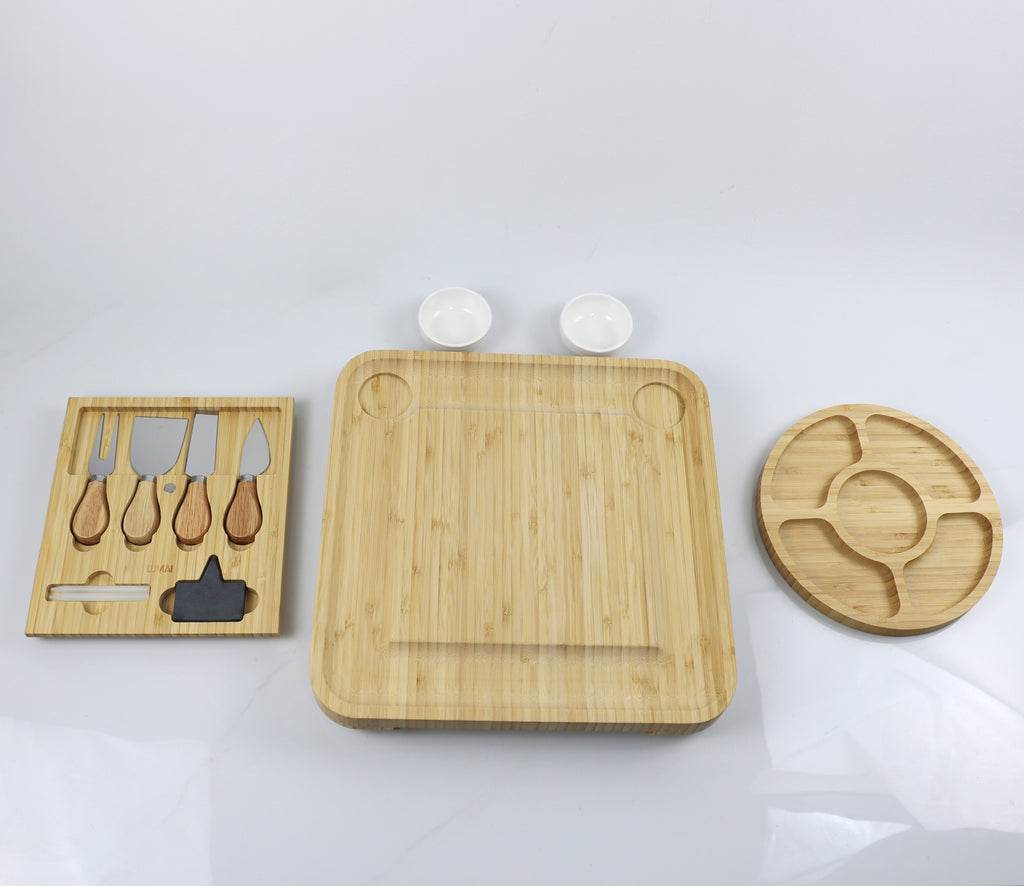 Conjunto de Tábuas para Servir em Bambu Verona