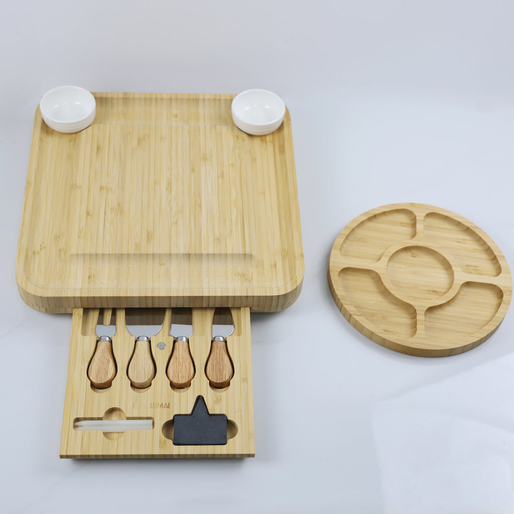 Conjunto de Tábuas para Servir em Bambu Verona