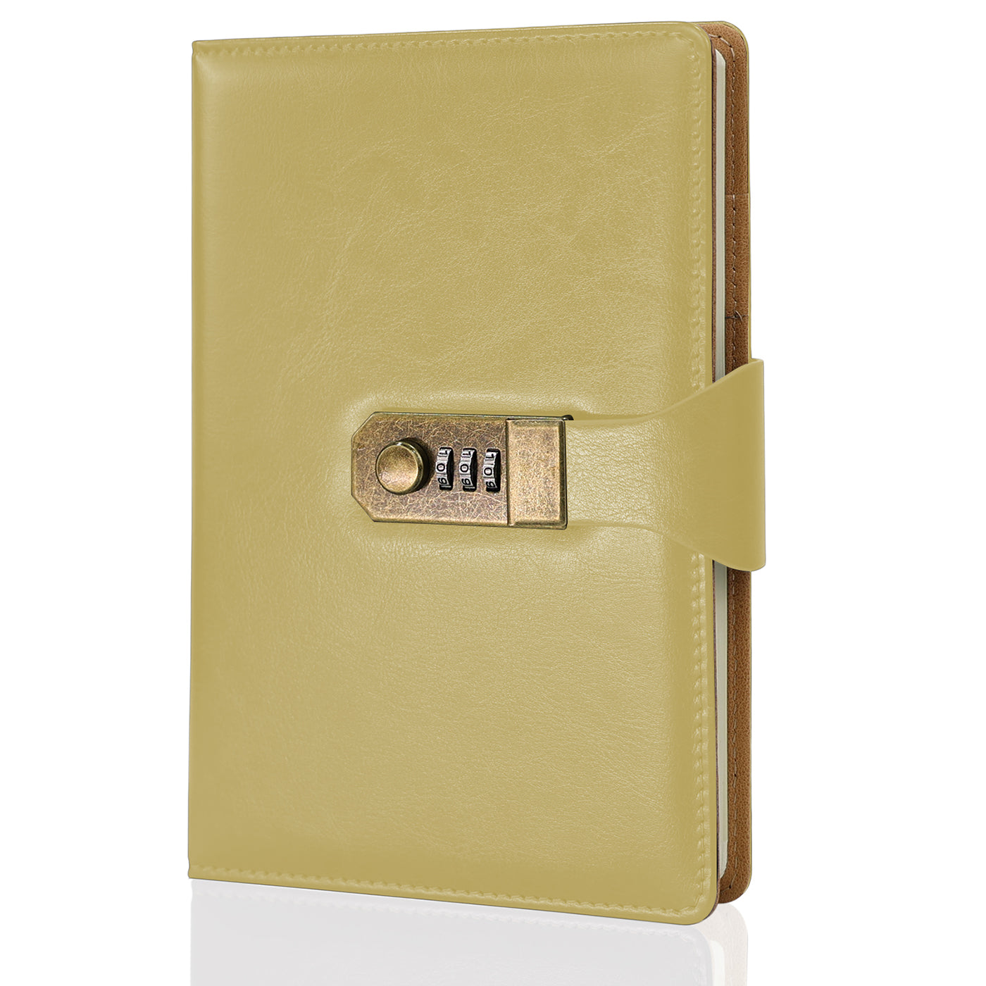Caderno com Cadeado com Pauta Cartagena Amarelo