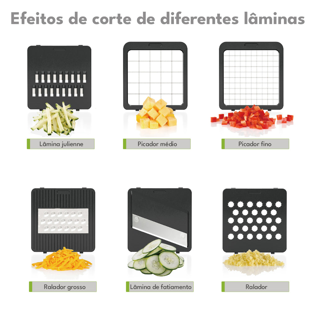 Fatiador e Cortador Multifuncional de Legumes e Verduras Tóquio