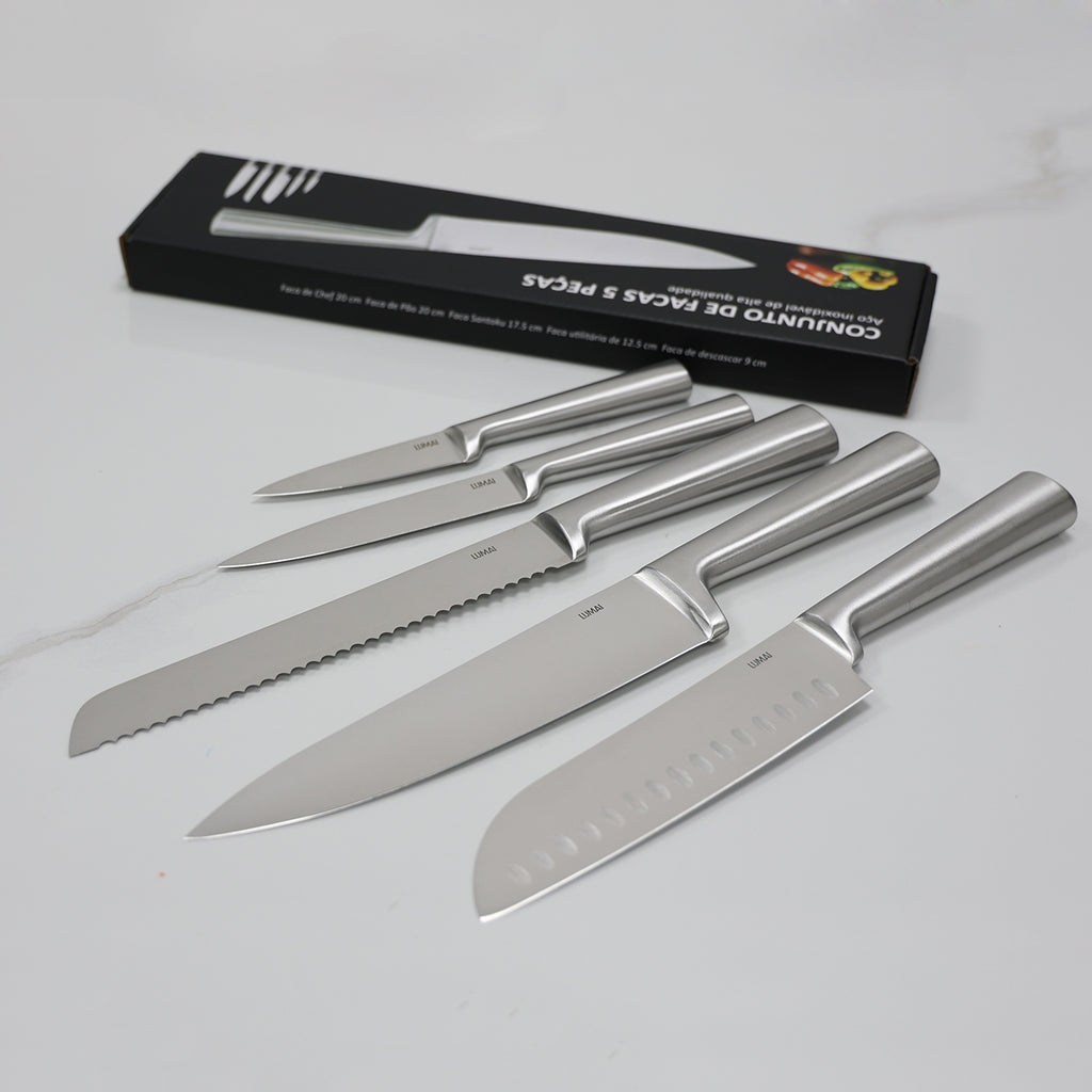 Conjunto de Facas Zurique 5 Peças