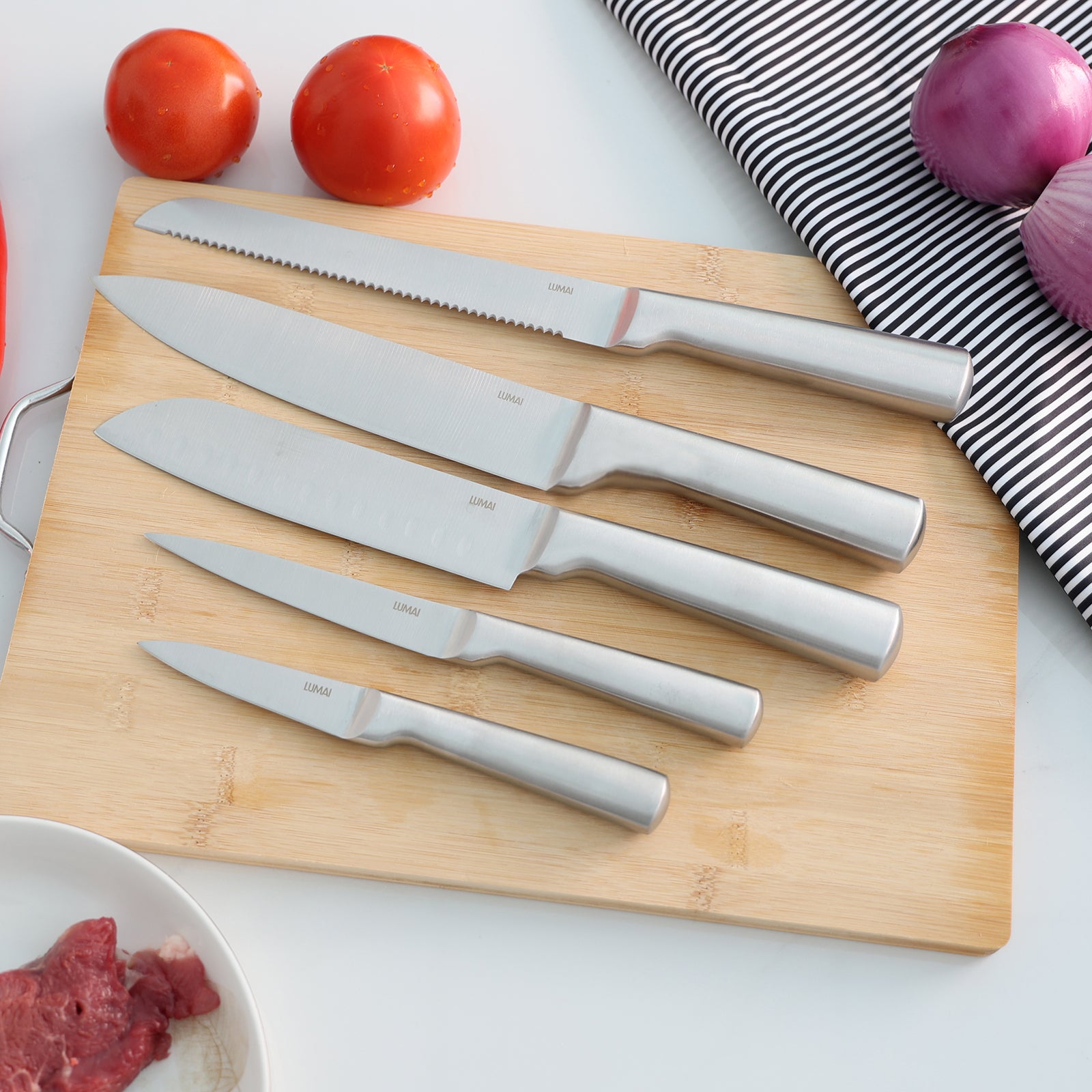 Conjunto de Facas Zurique 5 Peças