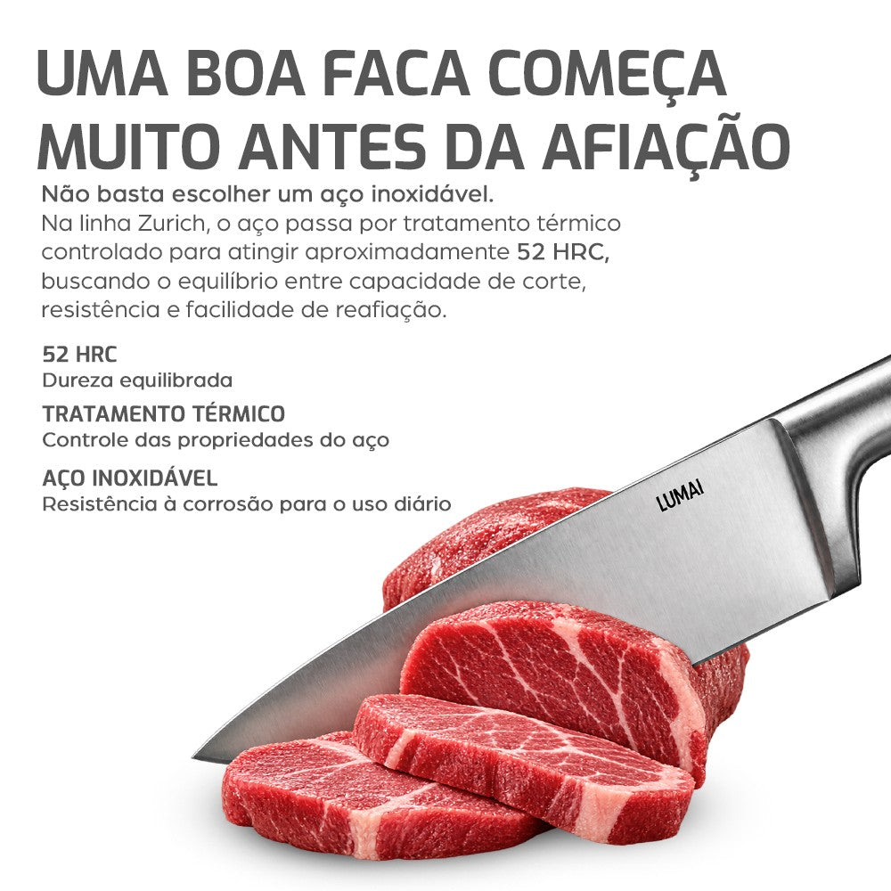 Conjunto de Facas Zurique (Zurich) LUMAI