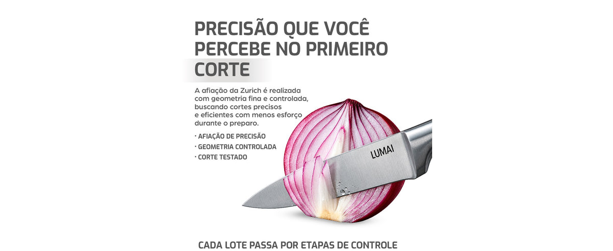 Conjunto de Facas Zurique (Zurich) LUMAI