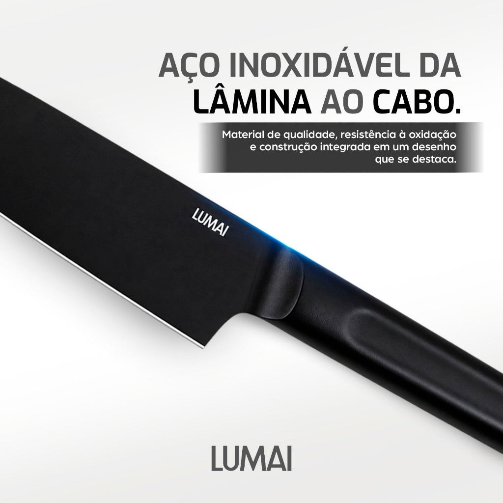 Conjunto de Facas Zurique 5 Peças Preto