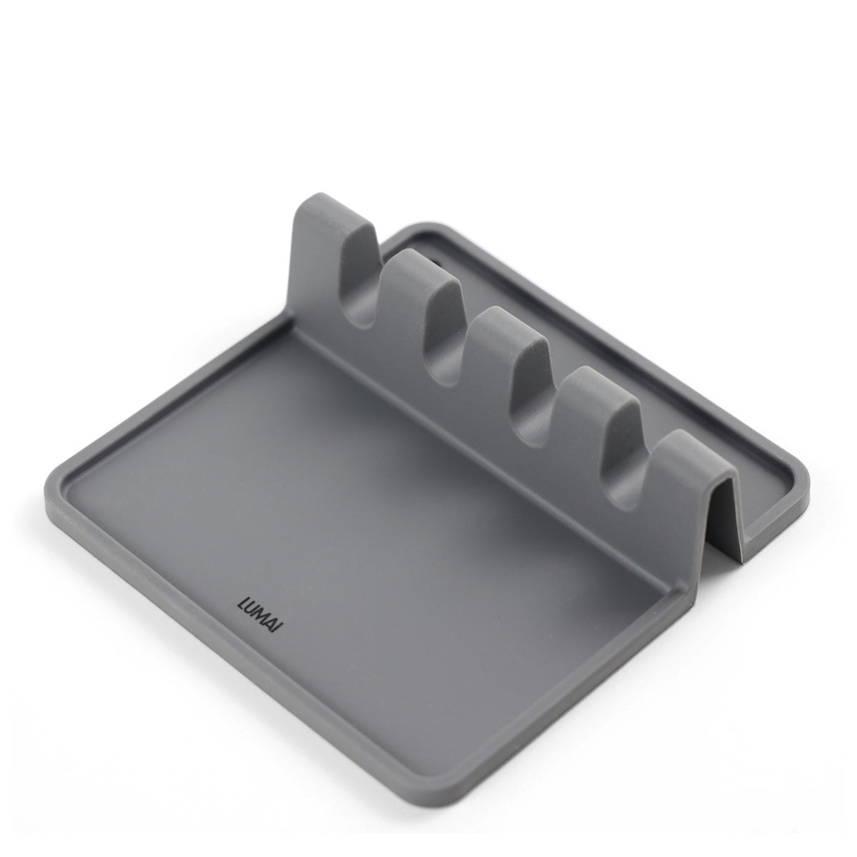 Descanso para Utensílios de Silicone Dijon Cinza