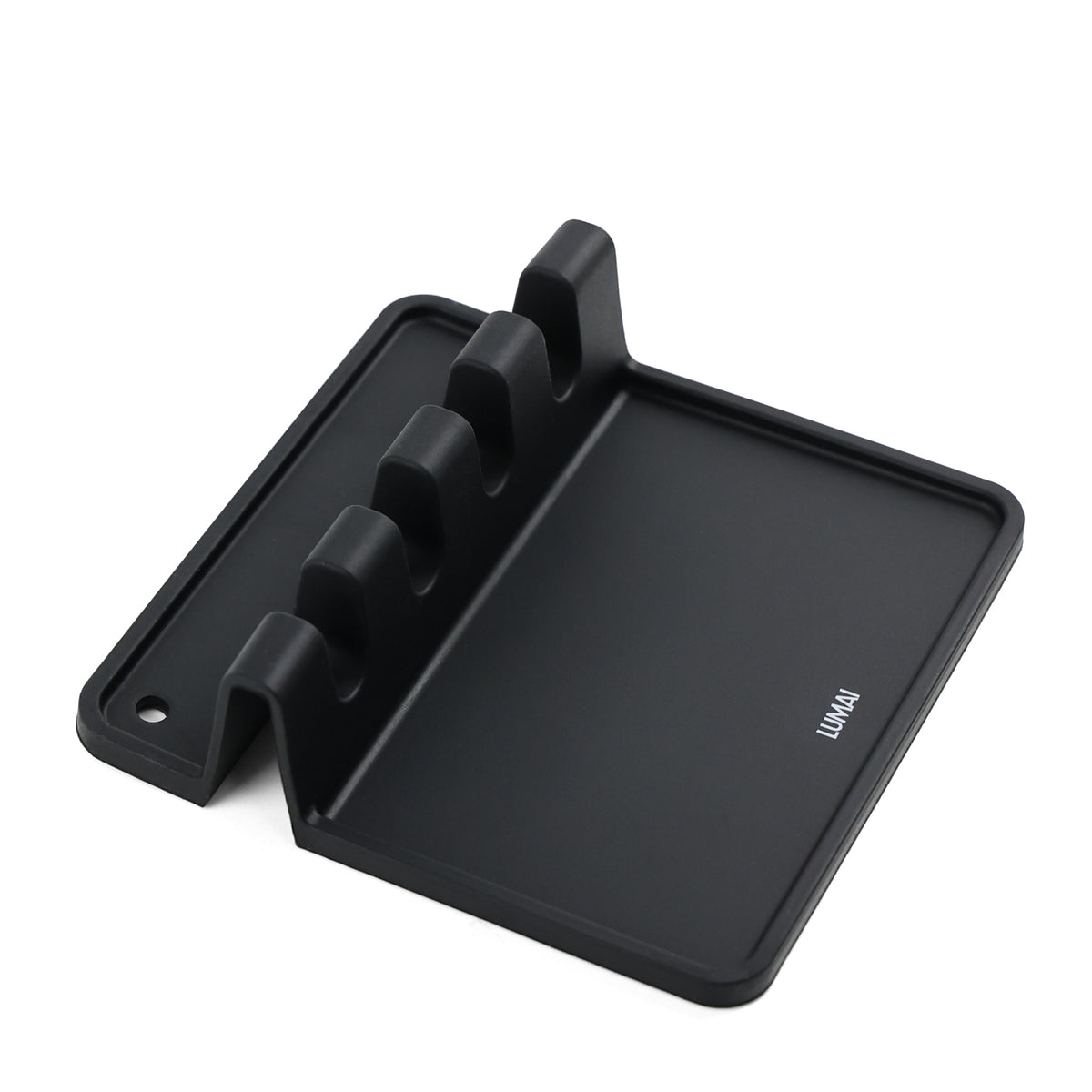Descanso para Utensílios de Silicone Dijon Preto