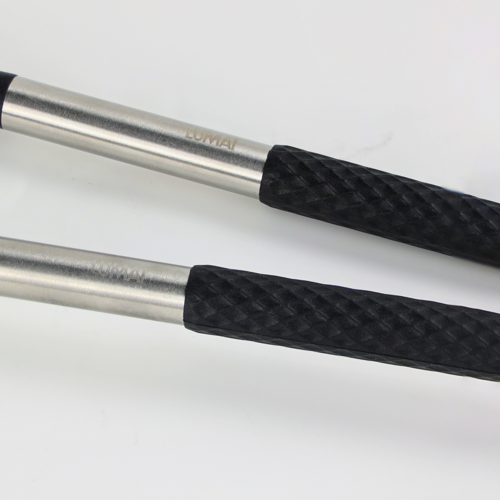 Kit de 8 Utensílios de Cozinha de Inox e Silicone Berlim Preto
