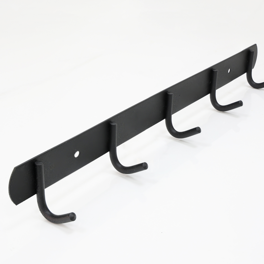 Suporte de Parede com 5 Ganchos Sevilla Preto