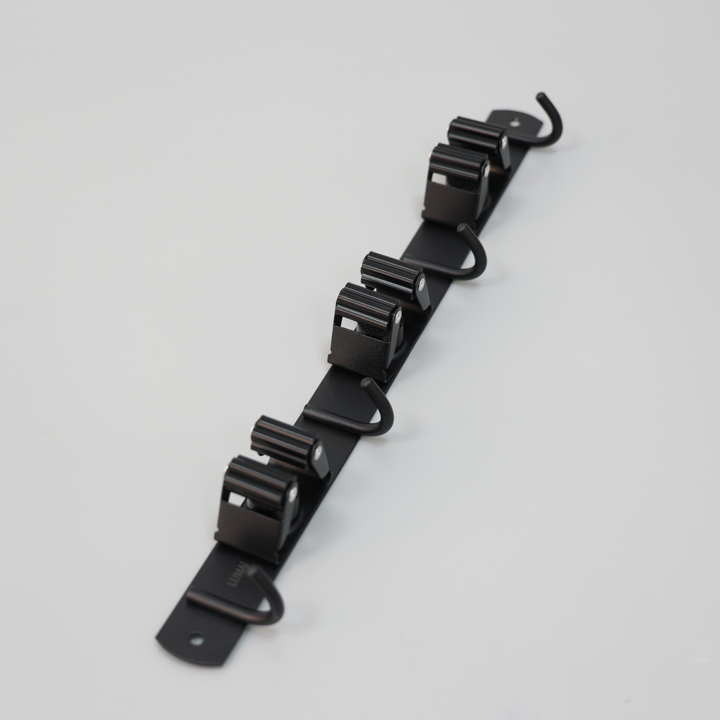 Suporte De Vassoura De Inox Porta Vassoureiro Madri Preto