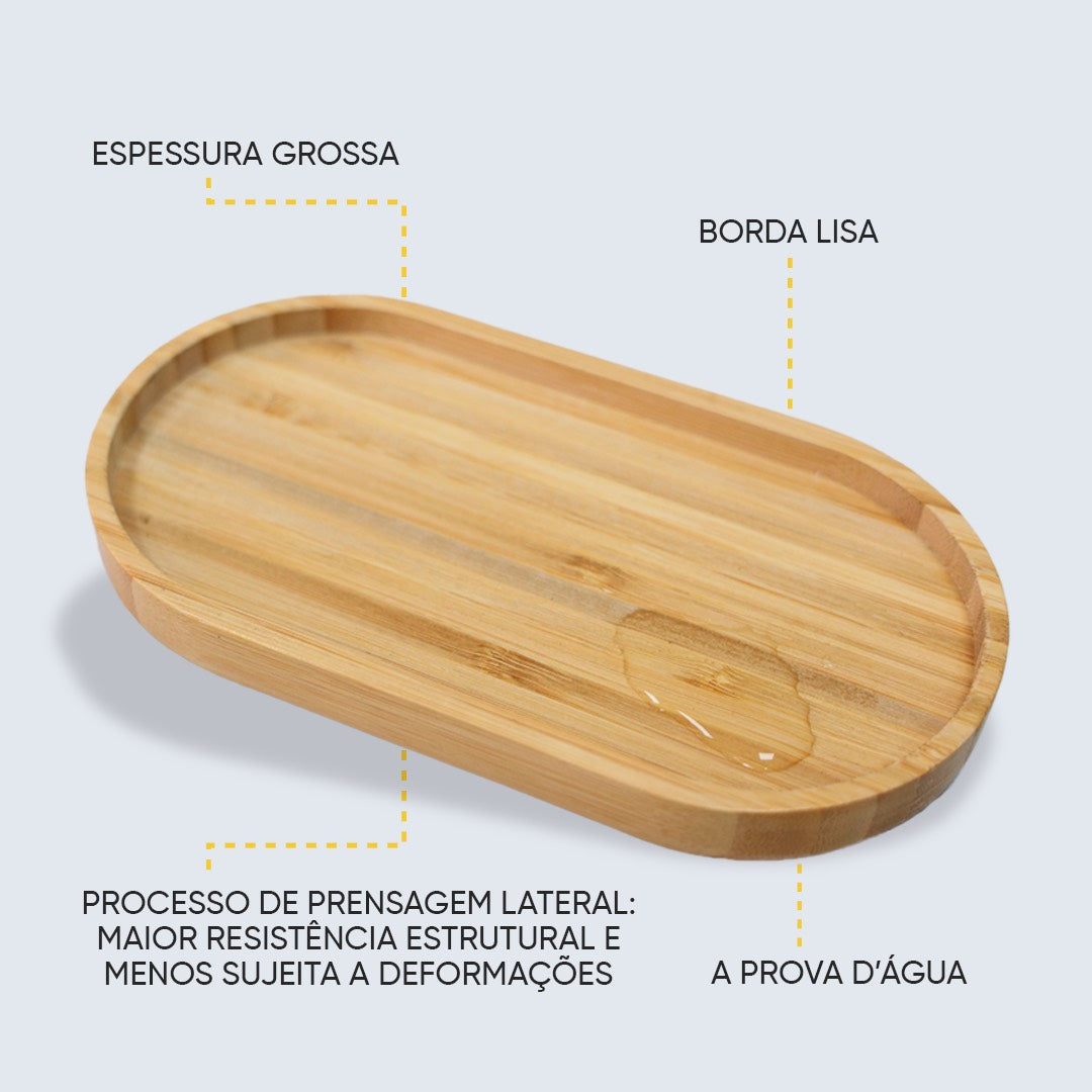 Bandeja de Bambu Itacaré 20cm