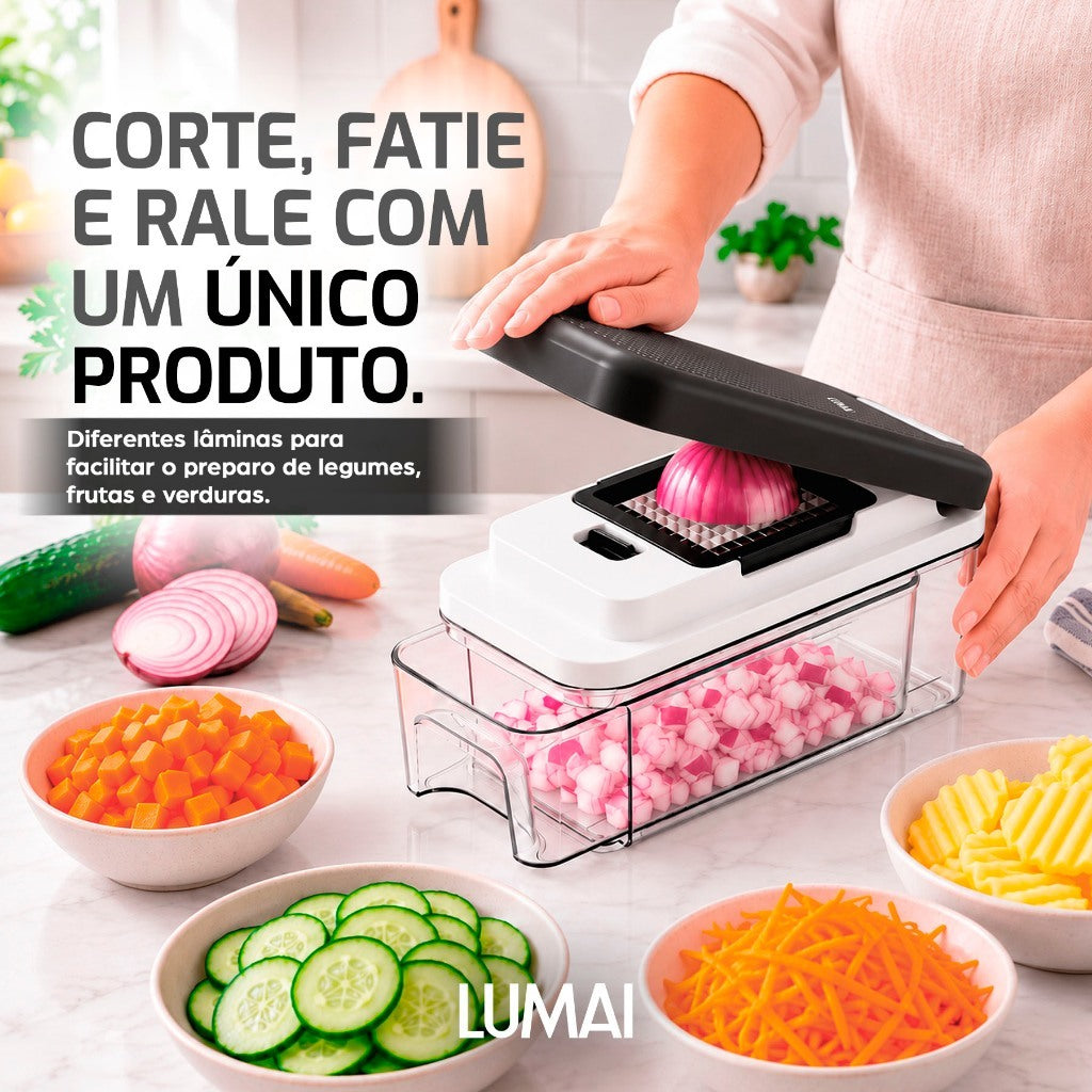 Cortador Multifuncional de Legumes 7 em 1 Bolonha