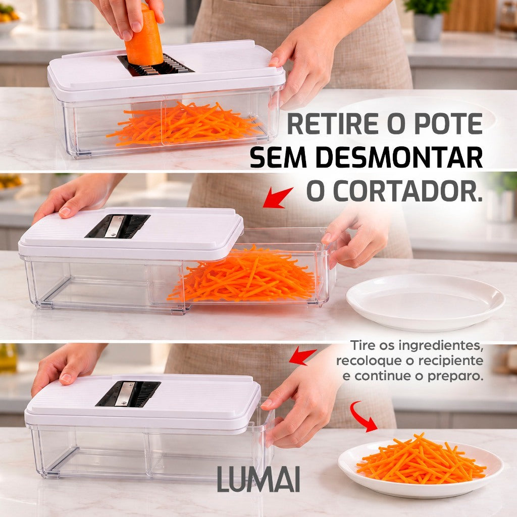 Cortador Multifuncional de Legumes 7 em 1 Bolonha