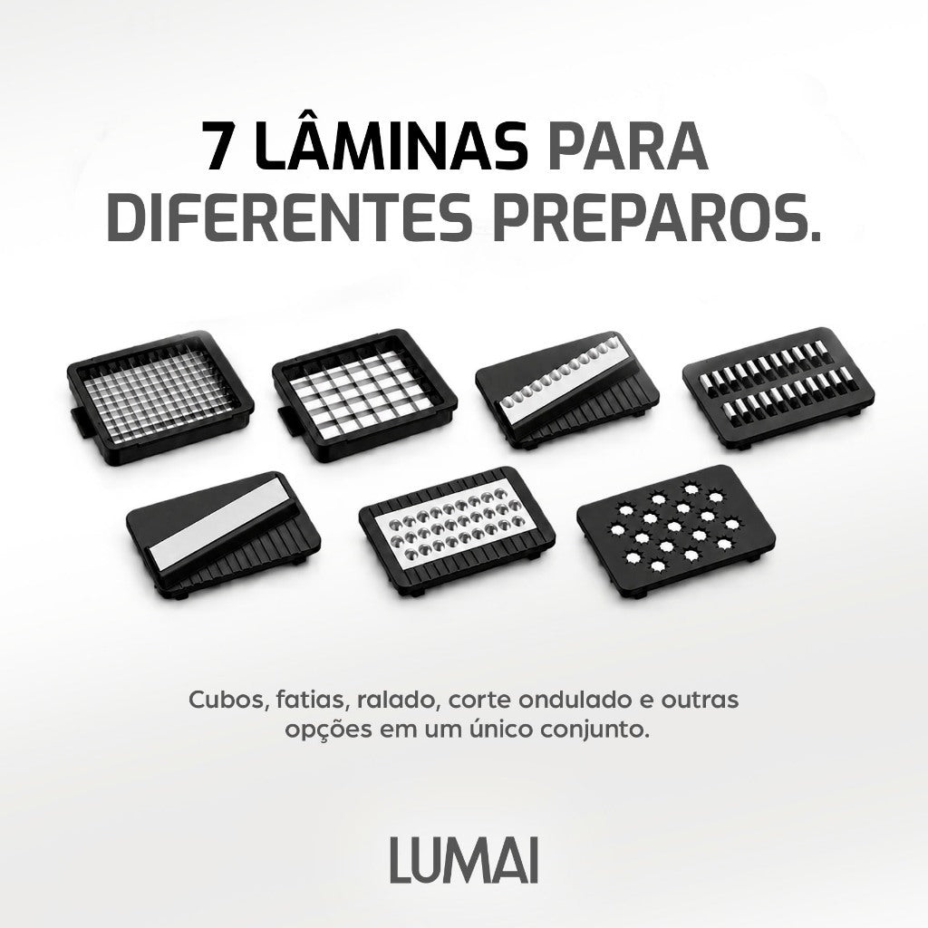 Cortador Multifuncional de Legumes 7 em 1 Bolonha