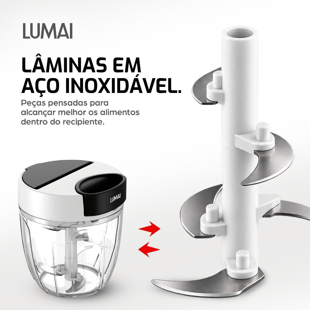 Processador Manual de Alimentos com Corda 900ml Palermo