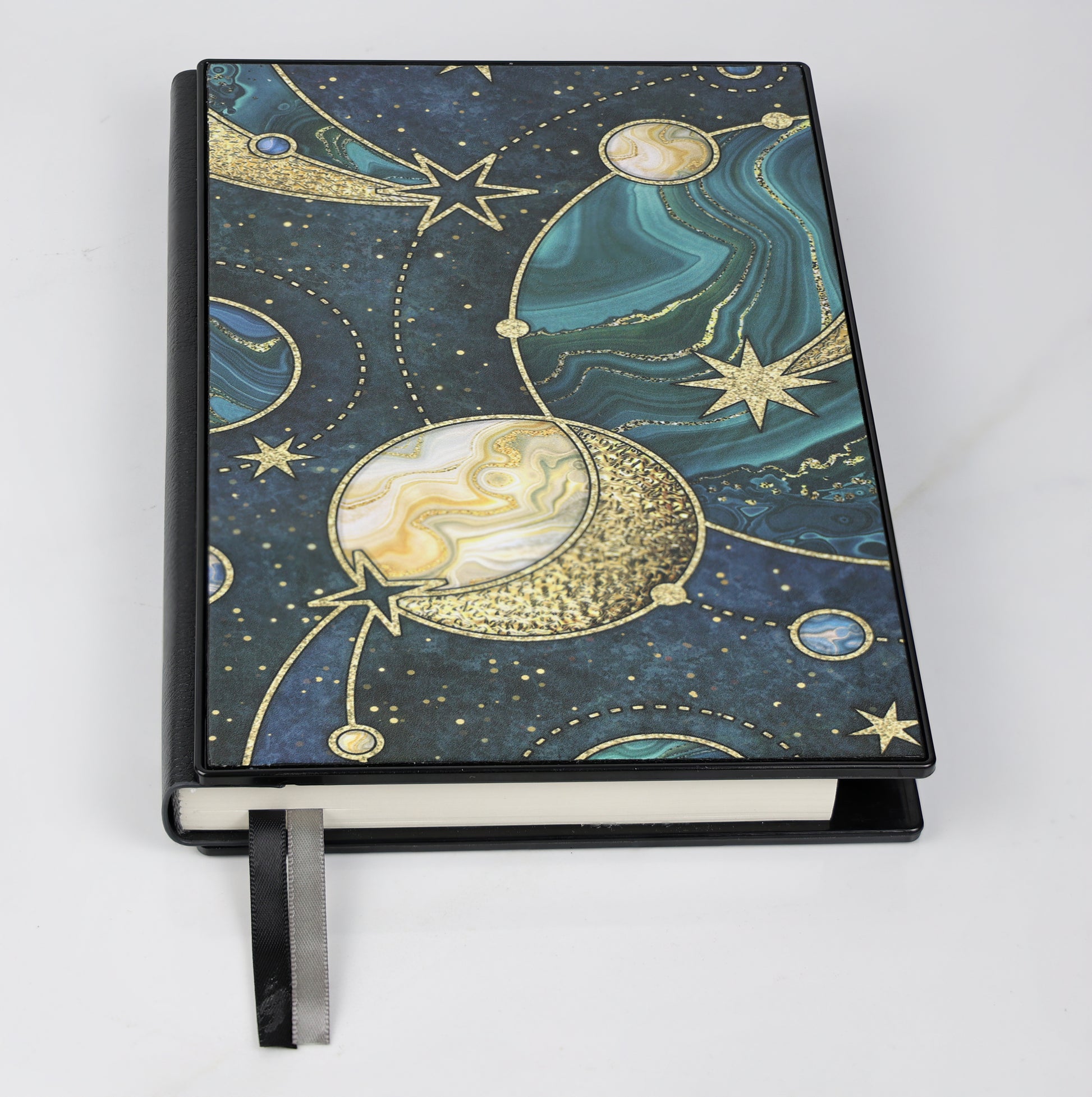 Caderno com Cadeado Lateral Universo Infinito