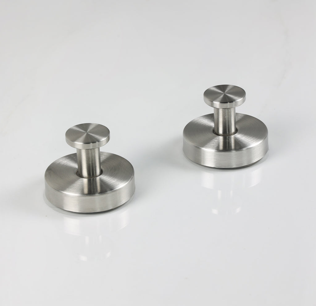 Kit 2 Ganchos de Ventosa Aço Inox Brooklin