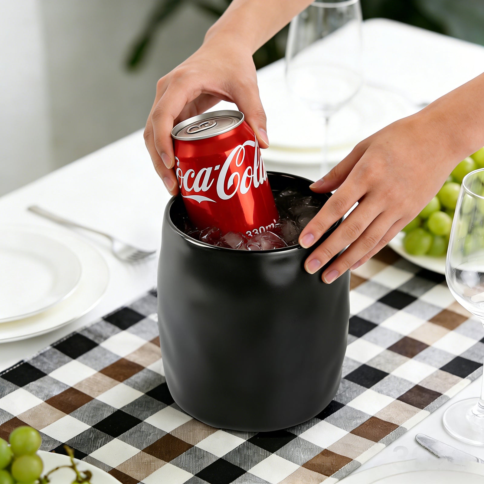 Vaso De Cerâmica Stoneware Multiuso Lima Preto