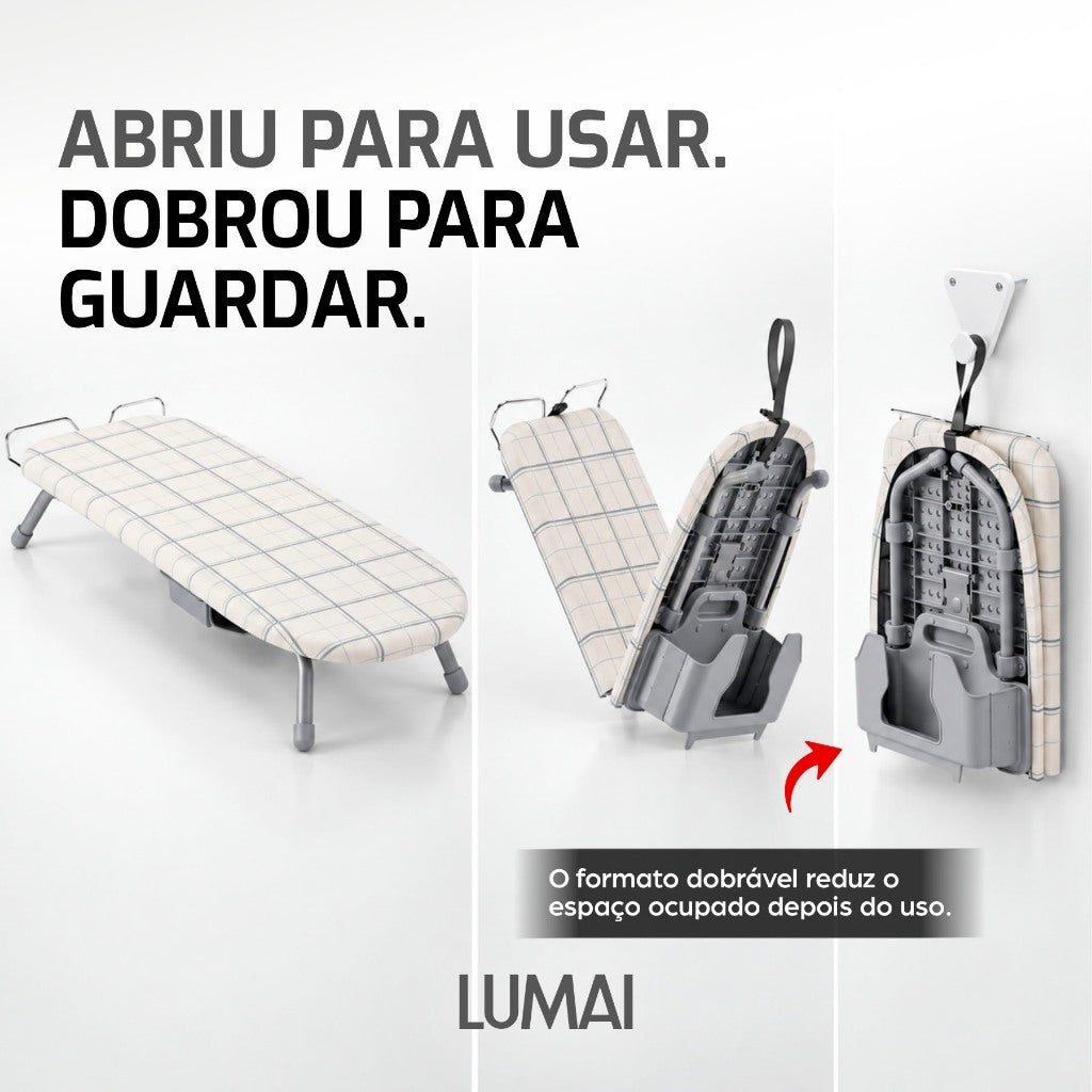 Tábua de Passar Roupa Dobrável de Mesa Oxford