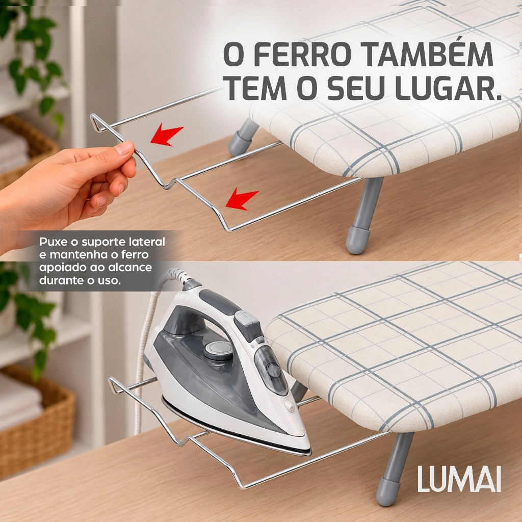 Tábua de Passar Roupa Dobrável de Mesa Oxford