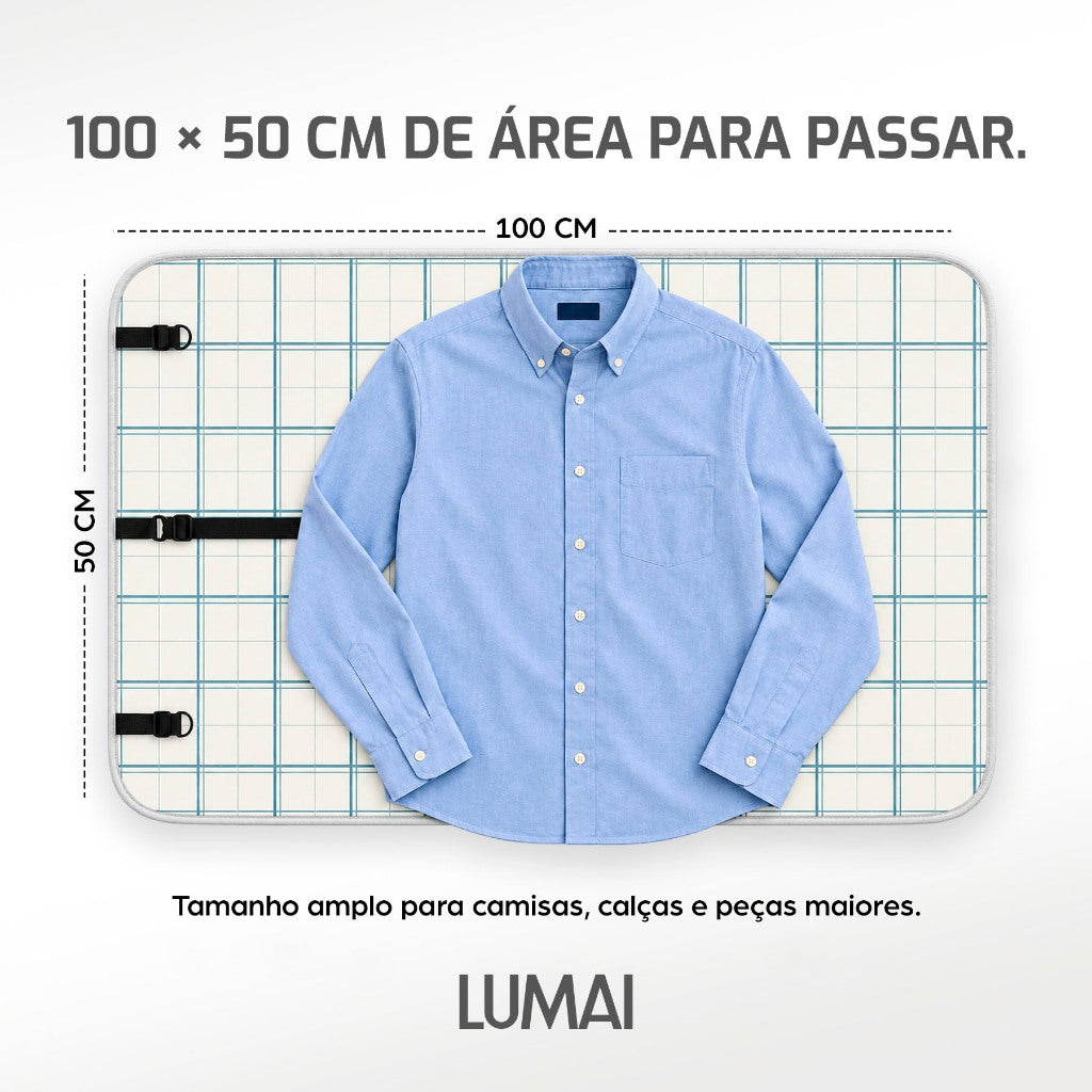 Tábua de Passar Roupa Dobrável de Mesa Acolchoada Brighton