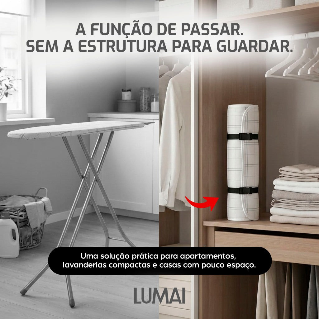 Tábua de Passar Roupa Dobrável de Mesa Acolchoada Brighton