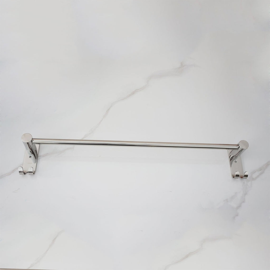Toalheiro de Inox Polido com Ganchos Amalfi