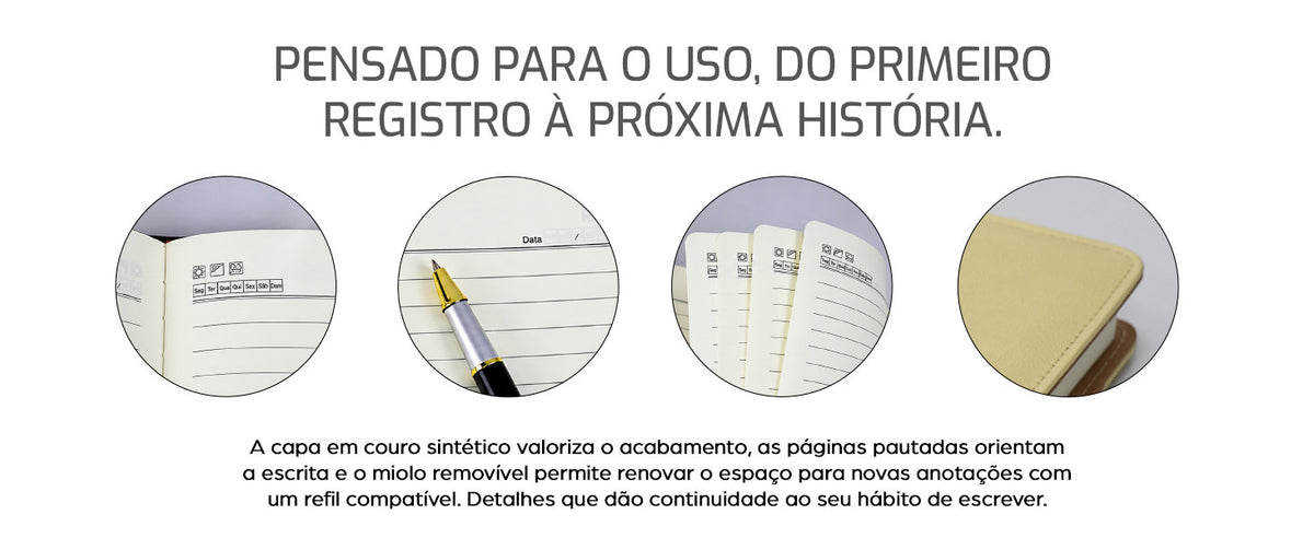 Caderno Cartagena Amarelo - descrição 2