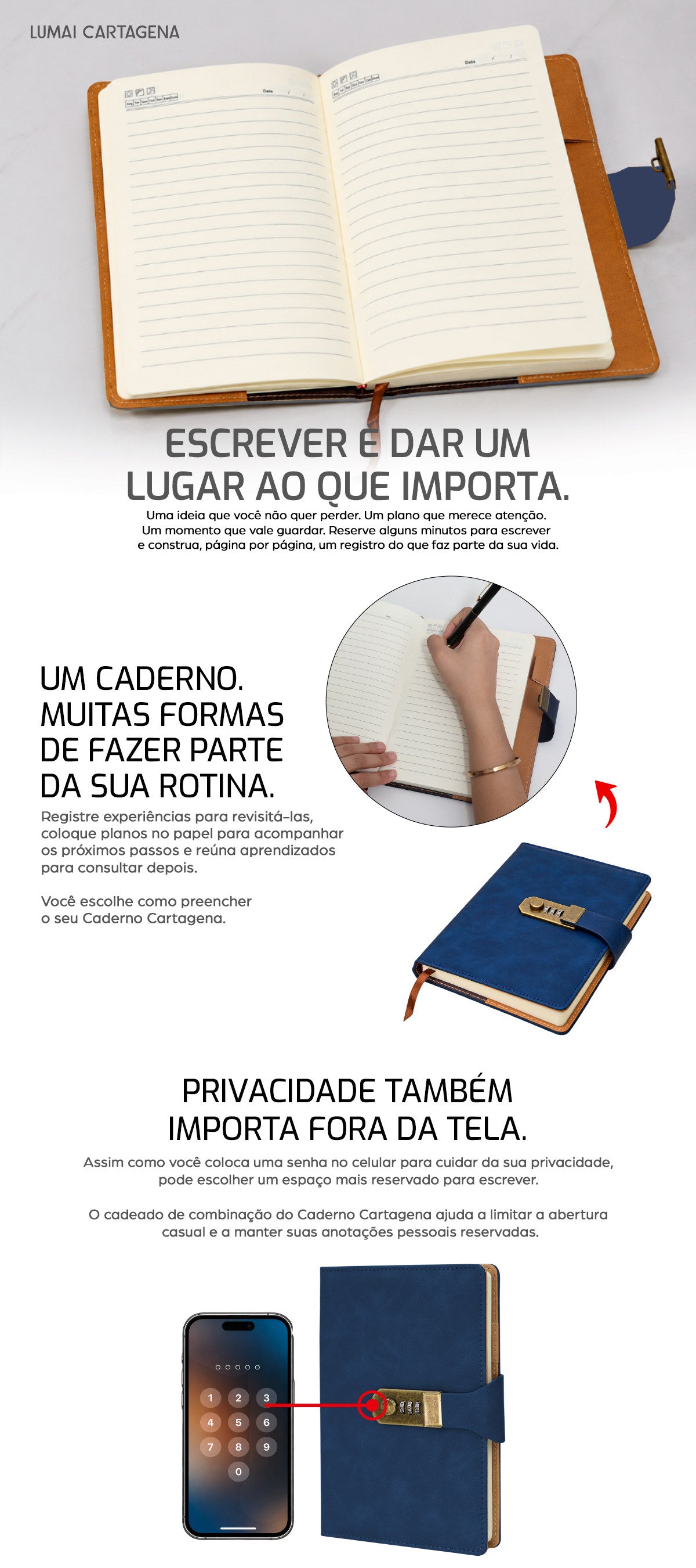 Caderno Cartagena Azul - descrição 1 (celular)