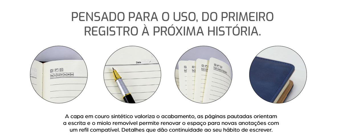 Caderno Cartagena Azul - descrição 2