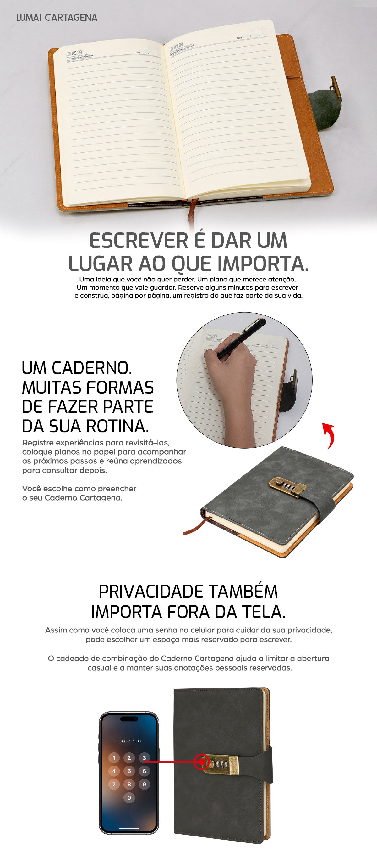 Caderno Cartagena Chumbo - descrição 1 (celular)