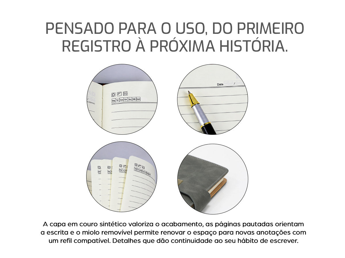 Caderno Cartagena Chumbo - descrição 2 (celular)