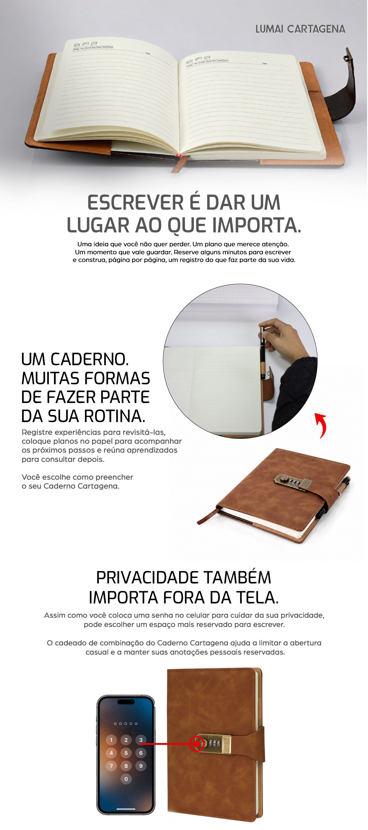 Caderno Cartagena Marrom - descrição 1 (celular)