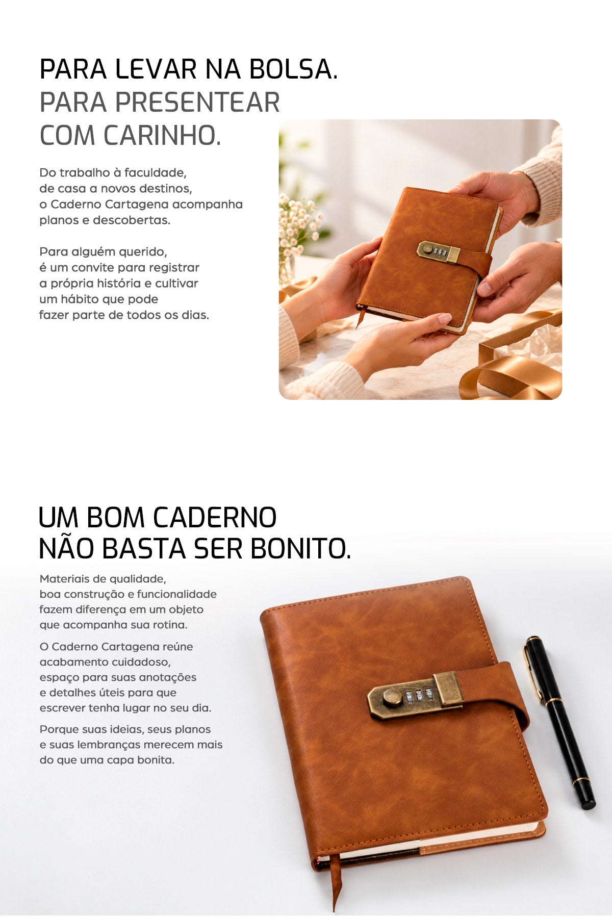 Caderno Cartagena Marrom - descrição 3 (celular)