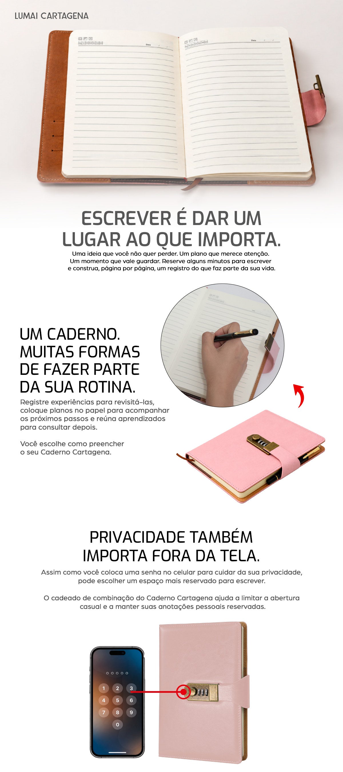 Caderno Cartagena Rosa - descrição 1 (celular)