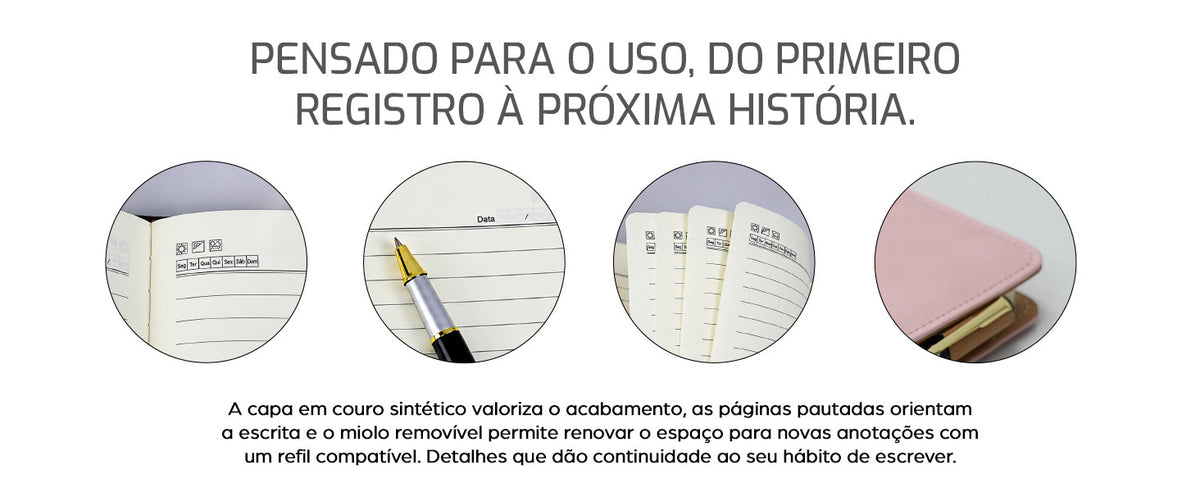 Caderno Cartagena Rosa - descrição 2
