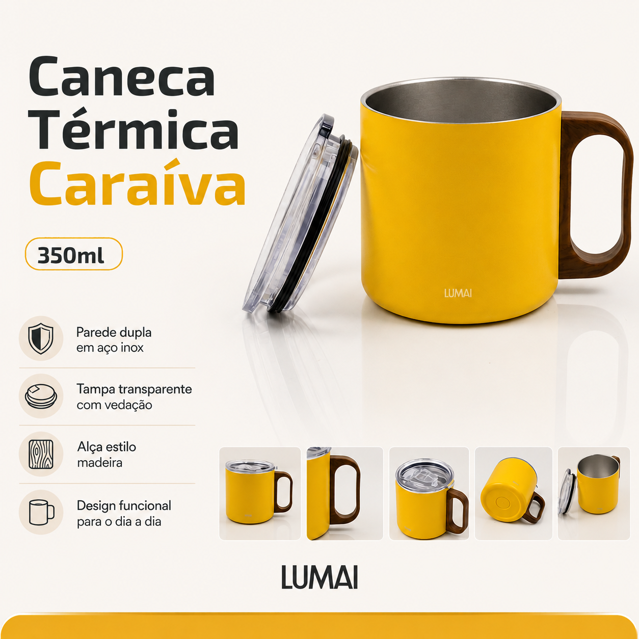 parede dupla em aço inox