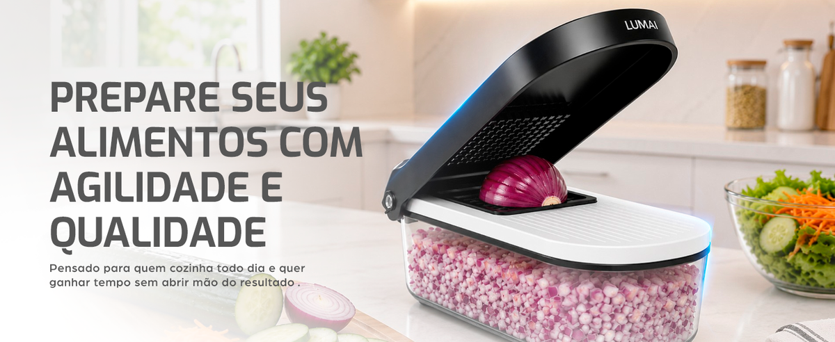Prepare seus alimentos com agilidade e qualidade no cortador Tóquio (computador)