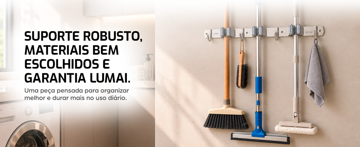 Suporte robusto, materiais bem escolhidos e garantia LUMAI (computador)
