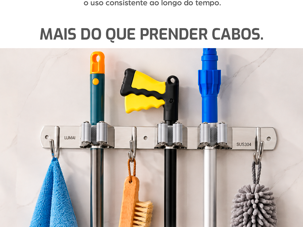 Ganchos do Madri: mais do que prender cabos (celular)