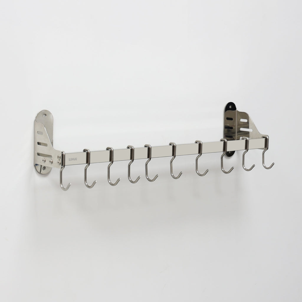 Suporte Frankfurt de inox vazio na parede