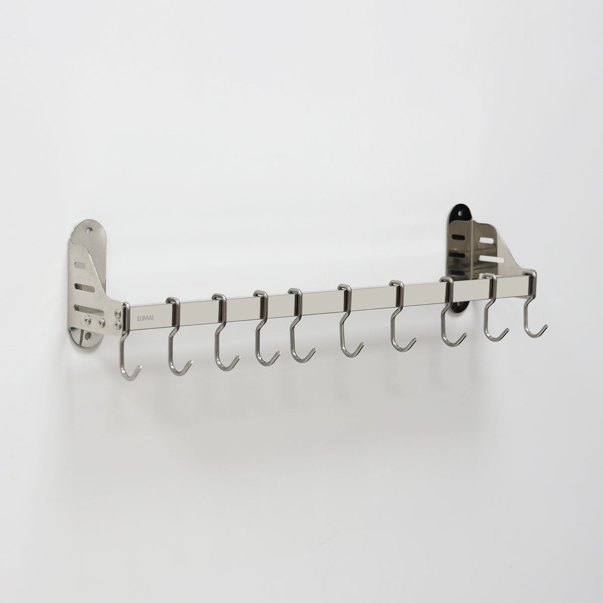Suporte Frankfurt de inox vazio na parede